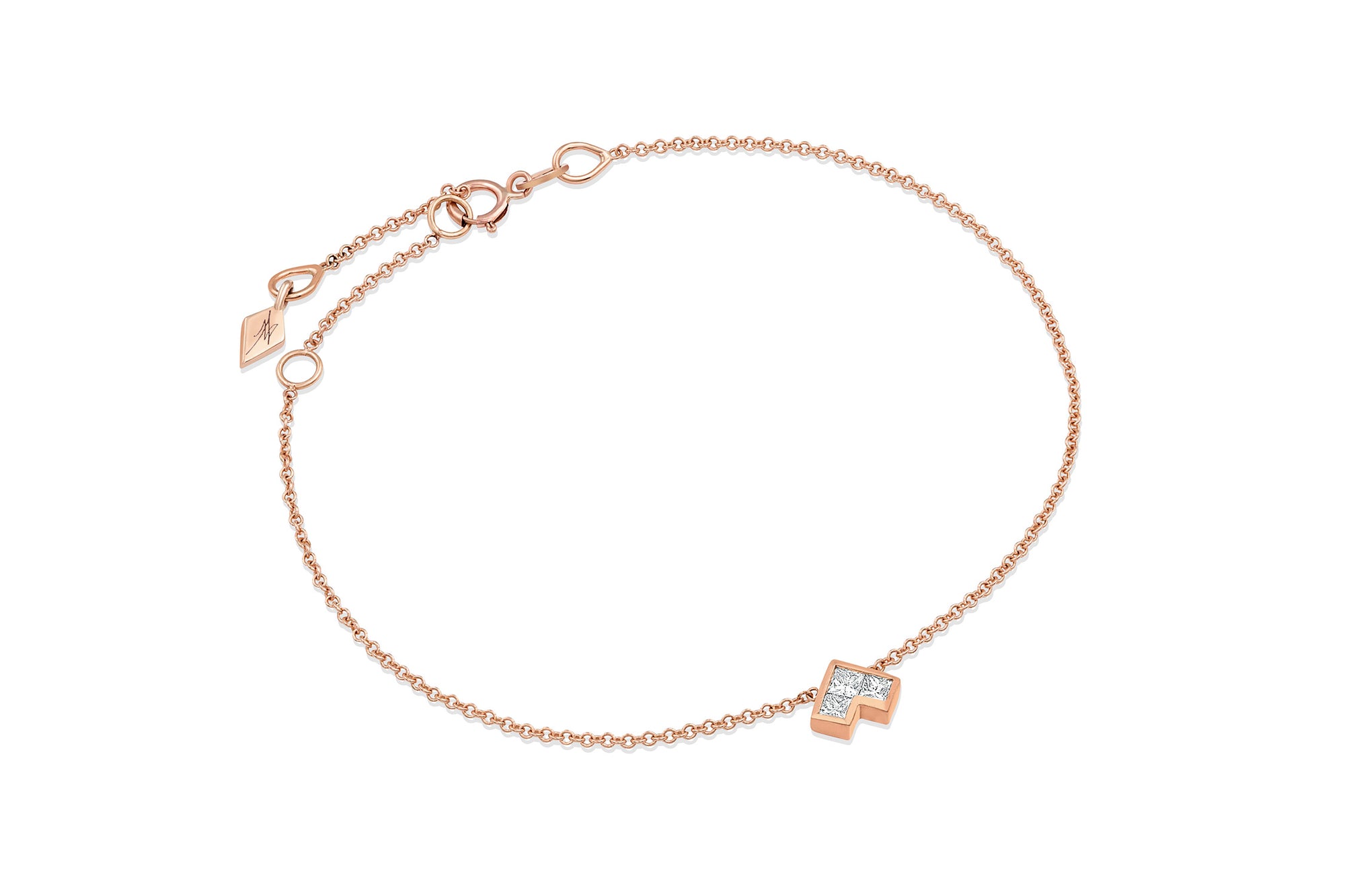 Rose Gold Mini Clover Bracelet for Women