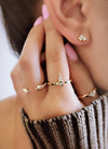 Palaso Stud Earrings - Rose Gold