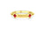 Maliit ID Ring - Yellow Gold and Ruby