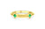 Maliit ID Ring - Yellow Gold and Emerald