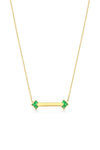 Palaso ID Necklace - Emerald