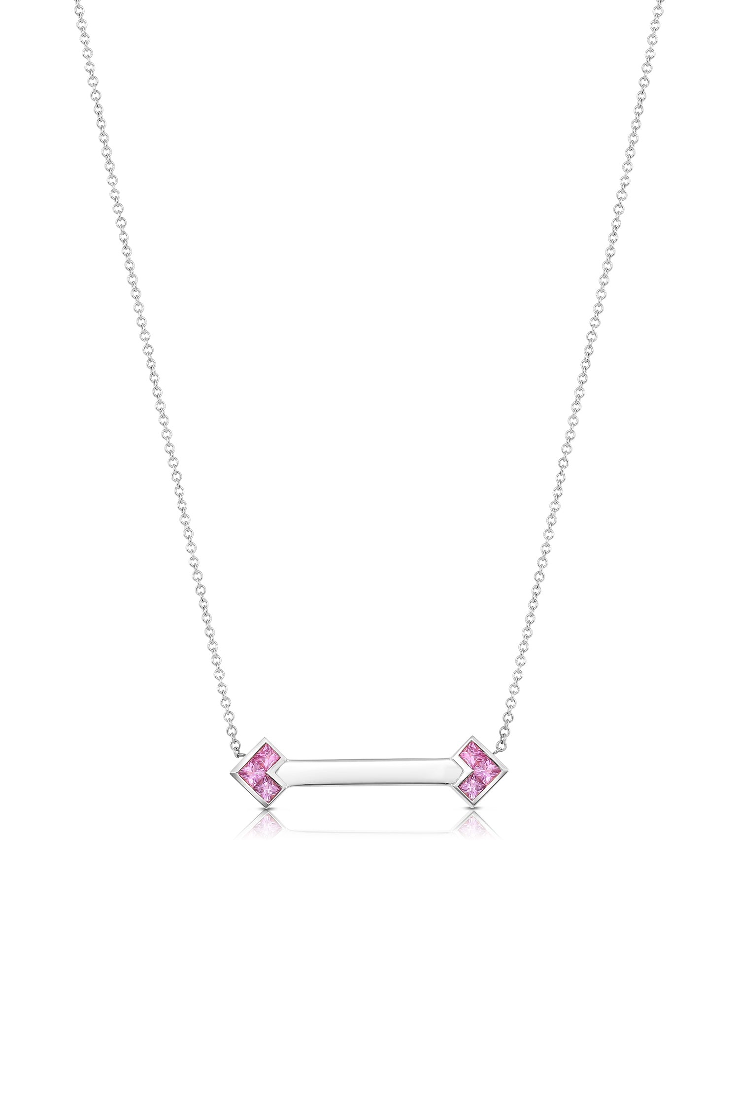TIFFANY & CO Heart Diamond Platinum & Pink Sapphire Necklace Large New!!  2.25ct! £4,799.00 - PicClick UK