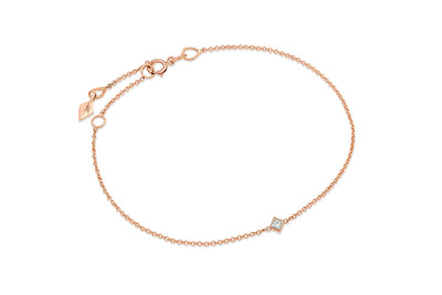 M A L I I T Princess Chain Bracelet - Rose Gold
