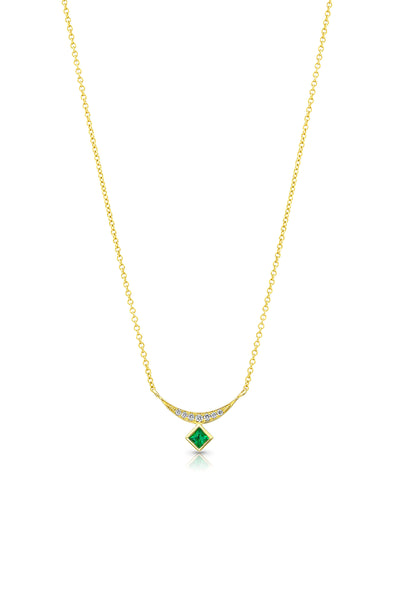 Maharlika Princesa Necklace - Yellow Gold and Emerald