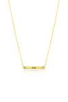 Maliit ID Necklace - White Gold