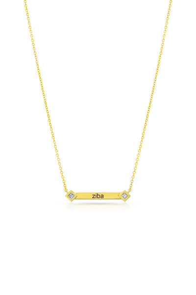 Maliit ID Necklace - Yellow Gold