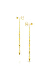 Maliit 3 Stone 'Shades of Blue' Enhancers - Yellow Gold