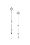 Maliit 3 Stone 'Shades of Blue' Enhancers - Yellow Gold