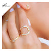 Maharlika Spike Earrings - White Gold