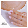 Marikit 'Araw' Single Necklace - Yellow Gold